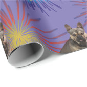 Geschenkpapier französische Bulldogge (Rolleneckpunkt)