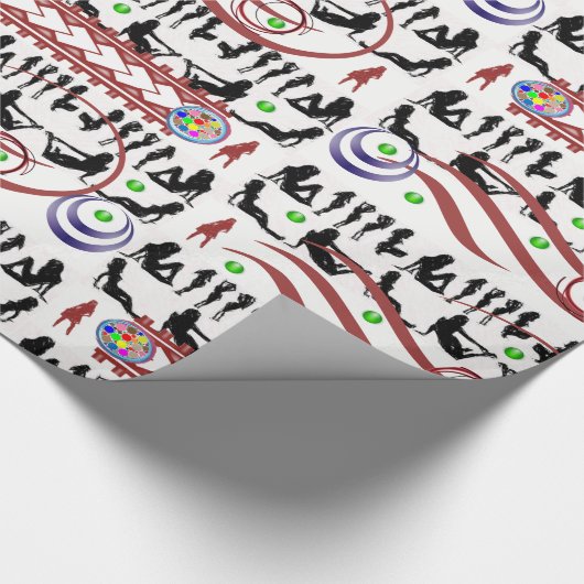 Geschenkpapier Frauen (Ecke)