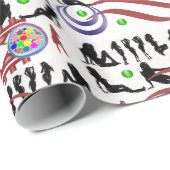 Geschenkpapier Frauen (Rolleneckpunkt)