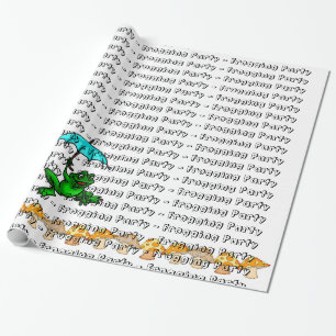 Geschenkpapier Frogging Party Pilz