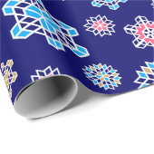 Geschenkpapier Frohe Weihnachten (Rolleneckpunkt)