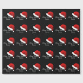 Geschenkpapier Frohe Weihnachten Benutzerdefiniert (Flach)