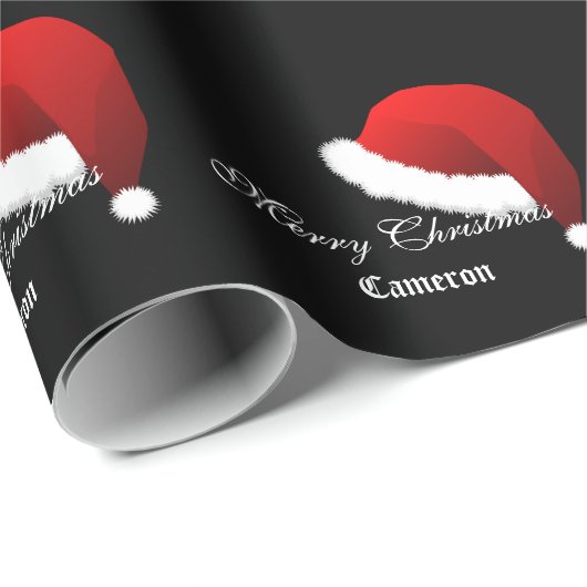Geschenkpapier Frohe Weihnachten Benutzerdefiniert (Rolleneckpunkt)