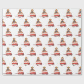Geschenkpapier Frohes Halloween Vogelscheuche Kürb (Flach)