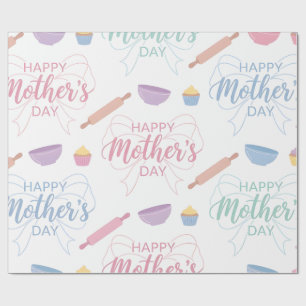 Geschenkpapier-Frohes Muttertags-Geschenkpapier Geschenkpapier