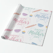 Geschenkpapier-Frohes Muttertags-Geschenkpapier Geschenkpapier (Ungerollt)