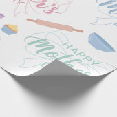 Geschenkpapier-Frohes Muttertags-Geschenkpapier Geschenkpapier (Ecke)
