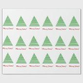 Geschenkpapier - Fröhlicher Xmas Baum (Flach)