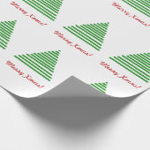 Geschenkpapier - Fröhlicher Xmas Baum (Ecke)