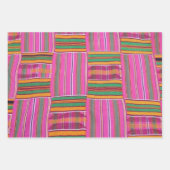 Geschenkpapier für afrikanische Muster Set (Vorderseite)