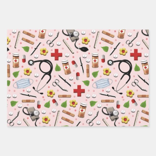 Geschenkpapier für Ärzte (Vorderseite 3)