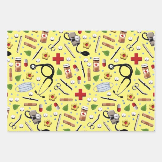 Geschenkpapier für Ärzte (Vorderseite 2)