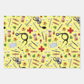 Geschenkpapier für Ärzte Set (Vorderseite 2)