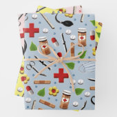 Geschenkpapier für Ärzte Set (Beispiel)