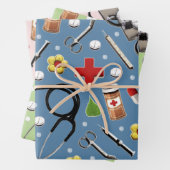 Geschenkpapier für Ärzte Set (Beispiel)