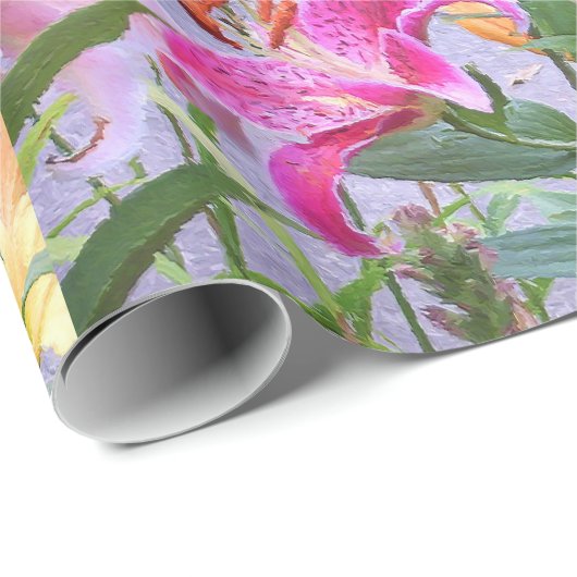 Geschenkpapier für benutzerdefinierte Blume (Rolleneckpunkt)