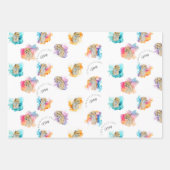 Geschenkpapier für benutzerdefinierte Cheetah Set (Vorderseite)