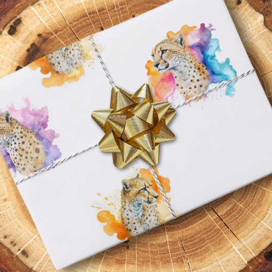 Geschenkpapier für benutzerdefinierte Cheetah Set