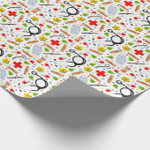 Geschenkpapier für das Gesundheitswesen (Ecke)