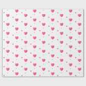 Geschenkpapier für das Herz-Muster (Flach)