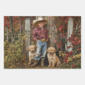 Geschenkpapier für Decoupage Landleben Set (Vorderseite 2)
