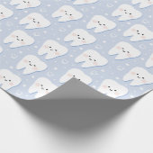 Geschenkpapier für den ersten Zahn (Ecke)