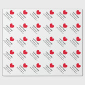 Geschenkpapier für den Vorschlag (Flach)