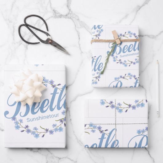 Geschenkpapier für einen lieben Menschen Set (Vorderseite)