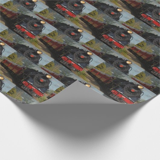 Geschenkpapier für Eisenbahnmuster (Ecke)