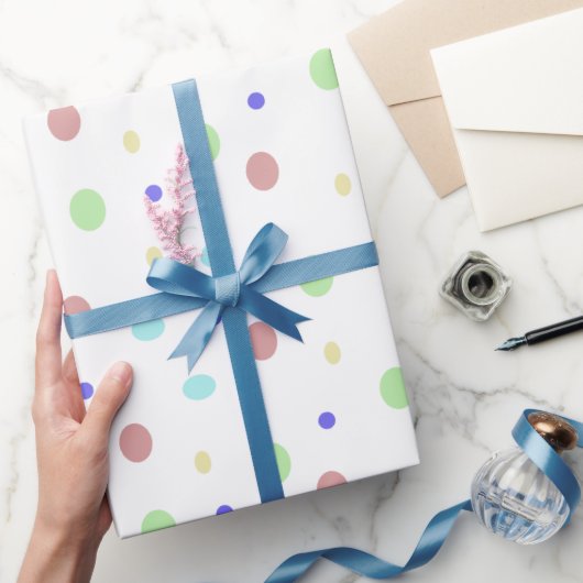 Geschenkpapier für farbige Punkte Muster (Schenken)