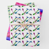 Geschenkpapier für Gabel und Löffel (Beispiel)