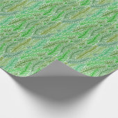 Geschenkpapier für grüne Blätter (Ecke)