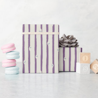Geschenkpapier für Halloween mit Geistermuster