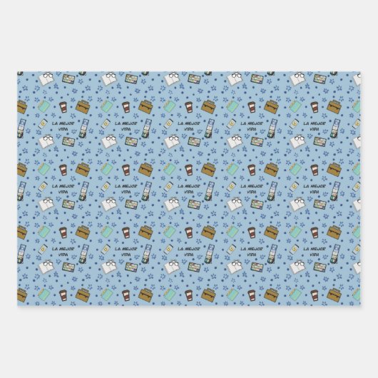 Geschenkpapier für JW-Brüderschaft auf Spanisch Set (Vorderseite)