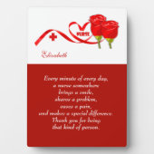 Geschenkpapier für Krankenpflege Fotoplatte (Vorderseite)