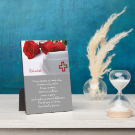 Geschenkpapier für Krankenpflege Fotoplatte