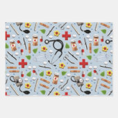 Geschenkpapier für Krankenschwestern Set (Vorderseite 2)