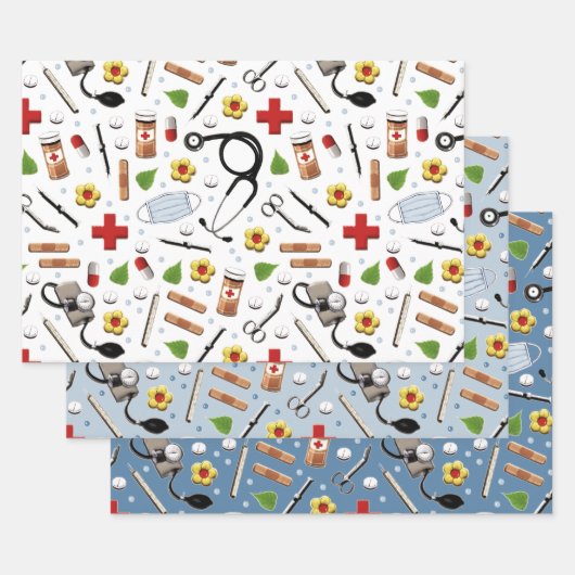 Geschenkpapier für Krankenschwestern Set (Set)