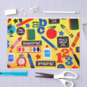 Geschenkpapier für Lehrer Seidenpapier (Handwerk)