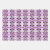 Geschenkpapier für Lila afrikanische Milchsorten (Vorderseite 3)