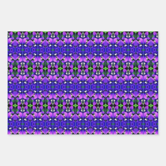 Geschenkpapier für Lila Waldviolette Set (Vorderseite 2)