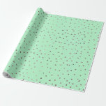 Geschenkpapier für Minze und Gold Confetti<br><div class="desc">Geschenkpapier für Minze und Gold Confetti</div>
