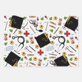 Geschenkpapier für Nurse-Abschluss (Vorderseite)