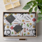 Geschenkpapier für Nurse Abschluss Seidenpapier (Geschenk)