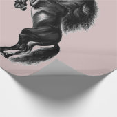 Geschenkpapier für Pferde - Benutzerdefinierter Te (Ecke)