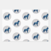 Geschenkpapier für Polizeihunde (K9) Set (Vorderseite)