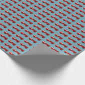 Geschenkpapier für Red Fire Truck (Ecke)