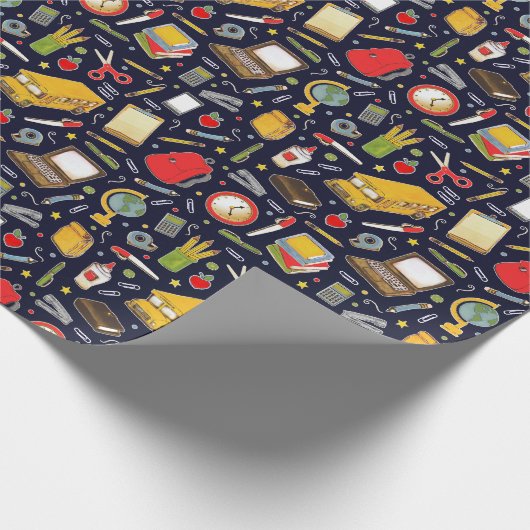 Geschenkpapier für Schullehrer (Ecke)