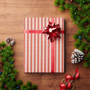 Geschenkpapier für Weihnachten im Retro-Stil.