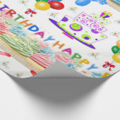 Geschenkpapier Geburtstag (Ecke)